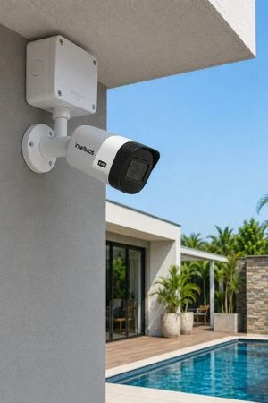 Câmera de segurança instalada pela Força e Luz. Venda e instalação de câmeras Intelbras, Hilook, Hikvision, AGL, TWG, PPA e Jortan em Natal RN.