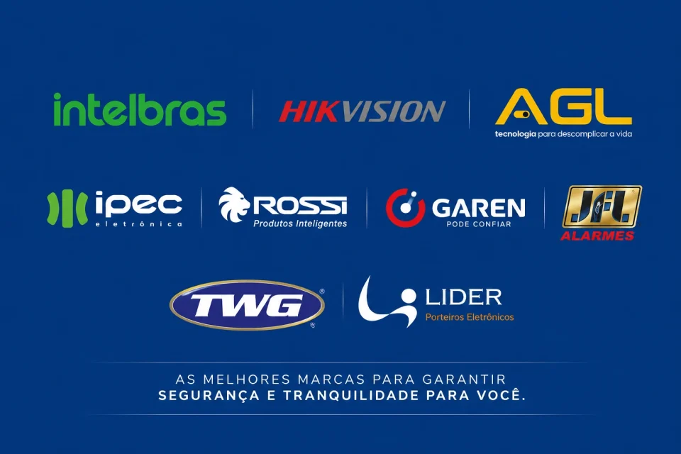 Principais Marcas de Segurança Eletrônica | Força e Luz Natal RN